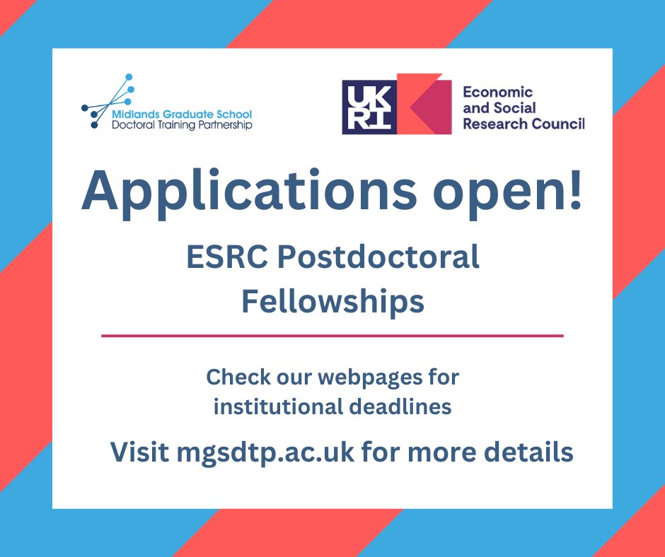 GM PSRC ESRC Postdoctoral Fellowships 2024 Applications Open   ESRC Postdoctoral Fellowships 2024 University Of Leicester 