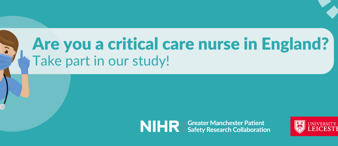 Are you a critical care nurse in England? We want to hear your story!