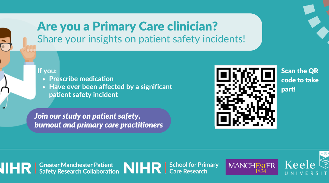 Are you a Primary Care clinician? Share your insights on patient safety incidents!